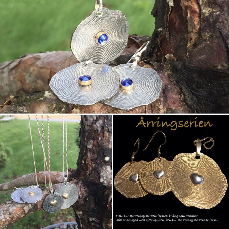 Årring anheng lite