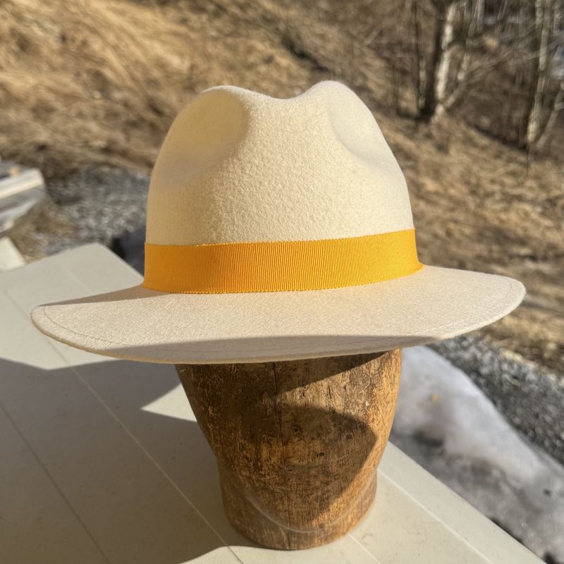 Bogart hatt krem hvit