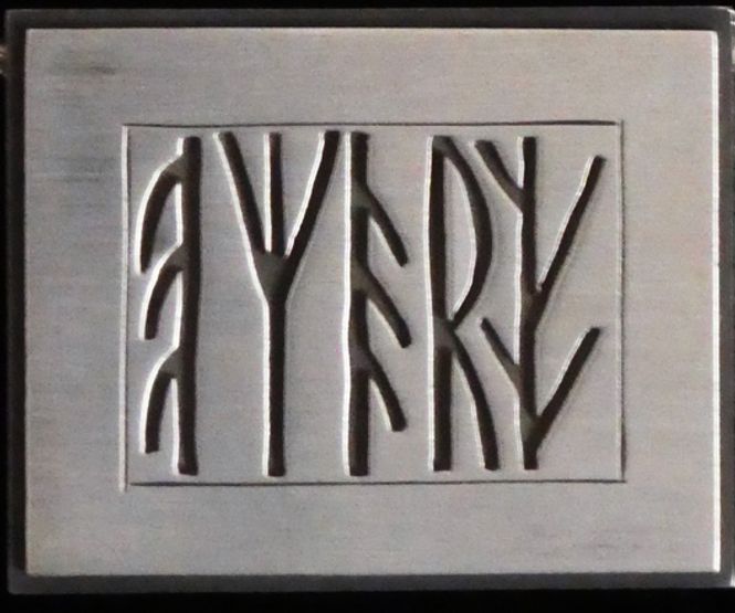 Hovedbilde Rune nål m/ramme