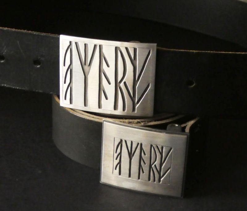 Rune belte m/ramme